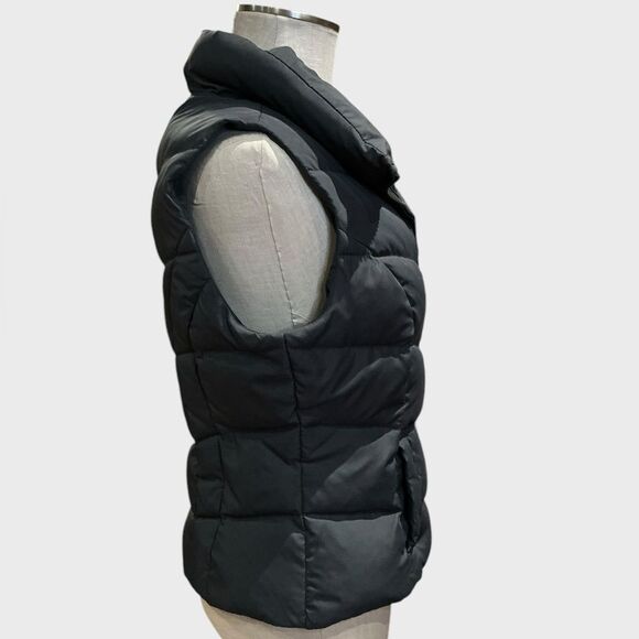 Hollister Womens Large Down Puffer Vest Zipper Front Sleeveless Pockets - Picture 6 of 9